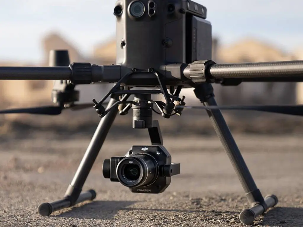 DJI Zenmuse P1 camera mounted on a DJI Matrice 300 drone